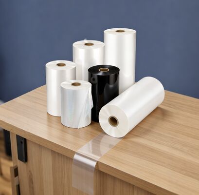 Film de stratification avec 95-105 microns d'épaisseur, texture de cuir et finition glacée lisse pour une durabilité et un attrait visuels améliorés