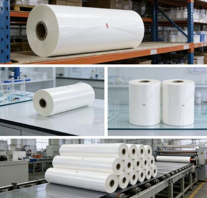 Film de stratification thermique en PET résistant à l'humidité, résistant aux températures allant jusqu'à 130°C et personnalisable par longueur de rouleau