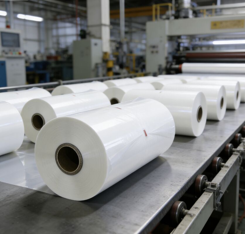 Film de stratification thermique PET résistant à l'humidité avec adhésif activé par la chaleur et finition brillante pour emballage