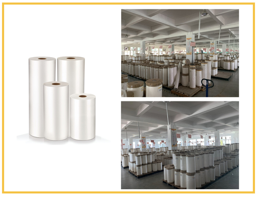film thermique de stratification de 8mic EVA 12mic BOPP transparent
