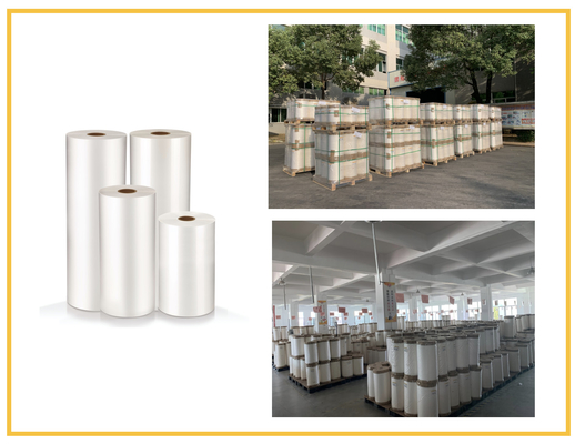 Côté thermique chaud Corona Treated High Transparency de 20 Mic Gloss Lamination Film Double