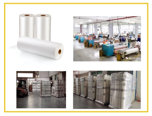 Film de laminage thermique BOPP transparent avec extrusion multiple Eva