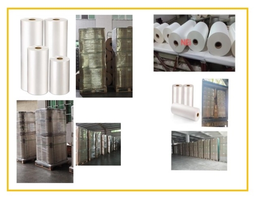 Processus par extrusion multiple de film de stratification transparent et brillant