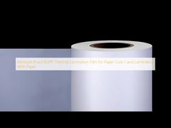 Film de lamination thermique BOPP résistant à l'humidité pour mandrin en papier 1 et stratification avec du papier