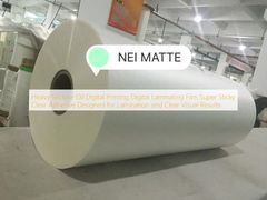 Film de lamination numérique à l'huile de silicone lourde, impression numérique, adhésif transparent super collant conçu pour la lamination et des résultats visuels clairs