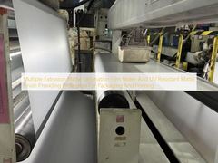 Film de lamination mate à extrusion multiple, résistant à l'eau et aux UV, finition mate offrant une protection pour l'emballage et l'impression