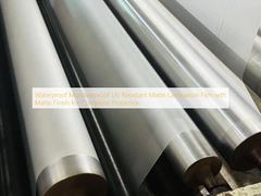 Film de lamination mat imperméable, résistant à l'humidité et aux UV, avec finition mate pour une protection complète