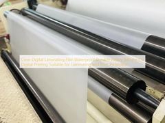Film de lamination numérique transparent, imperméable, durable, à forte teneur en huile de silicone, impression numérique, adapté à la plastification et à la protection des impressions