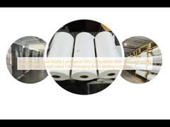 Film de lamination mate par extrusion multiple compatible avec diverses encres d'impression Longueur variable Idéal pour l'industrie de l'emballage et de l'étiquetage